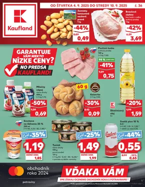 Katalóg Kaufland v Ružomberok | Zľavy a akcie | 2025-09-04T00:00:00.000Z - 2025-09-10T00:00:00.000Z