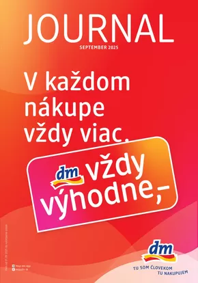 Katalóg Dm Drogerie v Ružomberok | Journal a active beauty | 2025-09-03T00:00:00.000Z - 2025-09-17T00:00:00.000Z