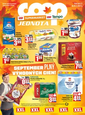 Katalóg COOP Jednota v Sereď | Leták COOP Jednota | 2025-09-04T00:00:00.000Z - 2025-09-24T00:00:00.000Z