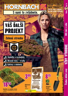 Katalóg HORNBACH | Váš ďalší projekt - Zelená strecha | 2025-09-07T00:00:00.000Z - 2025-09-21T00:00:00.000Z