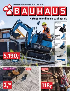 Katalóg BAUHAUS v Zvolen | BAUHAUS katalóg | 2025-09-08T00:00:00.000Z - 2025-10-05T00:00:00.000Z