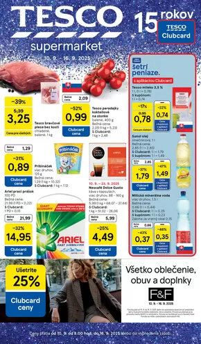 Katalóg Tesco v Levice | 20250904005645118 2025 P29 SK SM | 2025-09-10T00:00:00.000Z - 2025-09-16T00:00:00.000Z