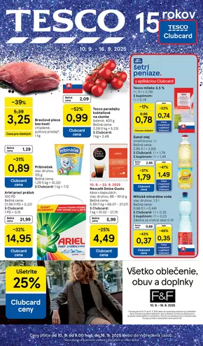Katalóg Tesco v Partizánske | 20250904005334865 2025 P29 SK HM CHM | 2025-09-10T00:00:00.000Z - 2025-09-16T00:00:00.000Z