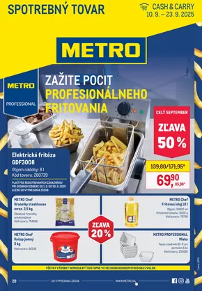 Katalóg METRO v Košice | Spotrebný tovar | 2025-09-13T00:00:00.000Z - 2025-09-27T00:00:00.000Z