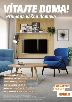 Katalóg OBI v Ilava | VÍTAJTE DOMA! | 2025-09-14T00:00:00.000Z - 2025-11-15T00:00:00.000Z