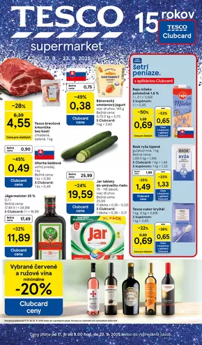 Katalóg Tesco v Dunajská Streda | 20250911002605310 2025 P30 SK SM | 2025-09-17T00:00:00.000Z - 2025-09-23T00:00:00.000Z