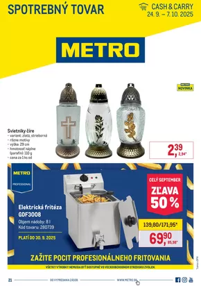 Katalóg METRO v Banská Bystrica | Spotrebný tovar | 2025-09-24T00:00:00.000Z - 2025-10-08T00:00:00.000Z
