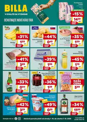 Katalóg Billa v Galanta | Aktuálne ponuky a akcie | 2025-10-01T00:00:00.000Z - 2025-10-07T00:00:00.000Z