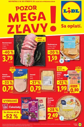 Katalóg Lidl v Košice | Platné od 03. 10. 2025 | 2025-10-03T00:00:00.000Z - 2025-10-08T00:00:00.000Z