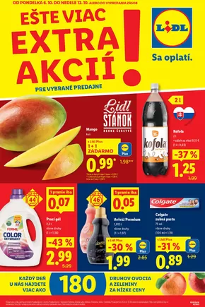 Katalóg Lidl v Košice | Platné od 06. 10. 2025 | 2025-10-06T00:00:00.000Z - 2025-10-12T00:00:00.000Z