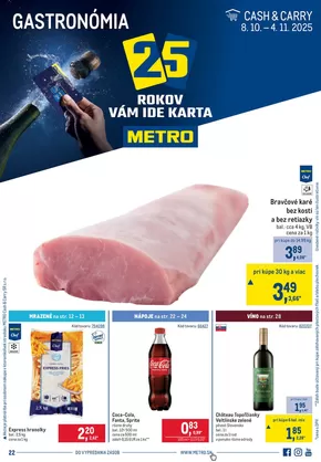 Katalóg METRO v Žilina | Gastronómia | 2025-10-08T00:00:00.000Z - 2025-10-22T00:00:00.000Z