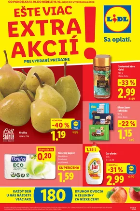 Katalóg Lidl v Trenčín | Platné od 13. 10. 2025 | 2025-10-13T00:00:00.000Z - 2025-10-19T00:00:00.000Z