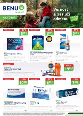 Benu Lekáreň Leták