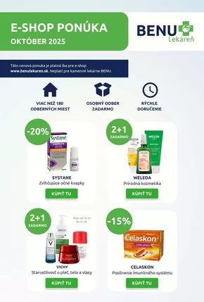 Benu Lekáreň Leták
