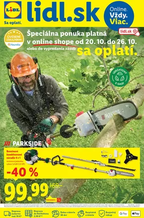 Katalóg Lidl v Svätý Jur | Najlepšie ponuky a zľavy | 2025-10-19T00:00:00.000Z - 2025-10-26T00:00:00.000Z