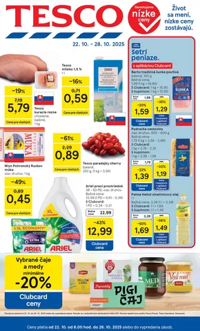 Katalóg Tesco v Žilina | 20251016000939459 2025 P35 SK HM CHM | 2025-10-22T00:00:00.000Z - 2025-10-28T00:00:00.000Z