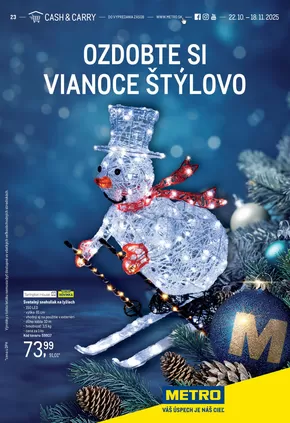 Katalóg METRO v Hriňová | Dekorácia | 2025-10-22T00:00:00.000Z - 2025-11-05T00:00:00.000Z