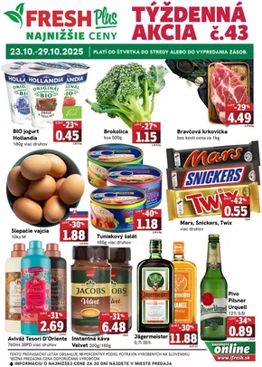 Týždenná akcia FRESH Plus