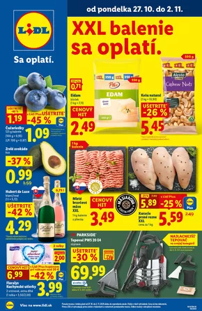 Katalóg Lidl v Bratislava | Platný od 27. 10. 2025 | 2025-10-27T00:00:00.000Z - 2025-11-02T00:00:00.000Z