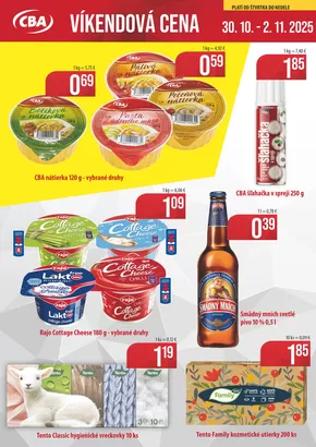 Katalóg CBA v Martin | CBA Víkendová cena | 2025-10-28T00:00:00.000Z - 2025-11-11T00:00:00.000Z