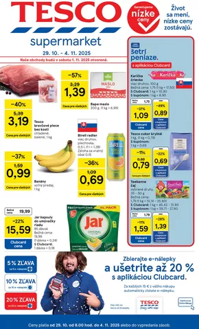 Katalóg Tesco v Bratislava | 20251023002357495 2025 P36 SK SM | 2025-10-29T00:00:00.000Z - 2025-11-04T00:00:00.000Z