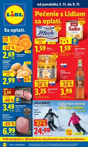 Katalóg Lidl v Snina | Platný od 03. 11. 2025 | 2025-11-03T00:00:00.000Z - 2025-11-09T00:00:00.000Z