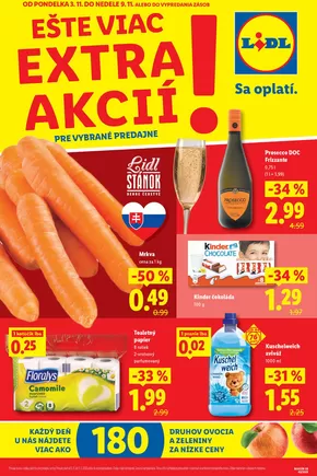 Katalóg Lidl v Snina | Exkluzívne ponuky pre našich zákazníkov | 2025-11-03T00:00:00.000Z - 2025-11-09T00:00:00.000Z