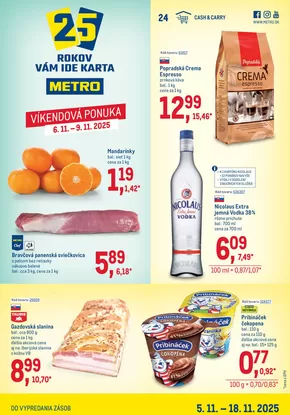 Katalóg METRO v Bratislava | Maloobchod | 2025-11-05T00:00:00.000Z - 2025-11-18T00:00:00.000Z