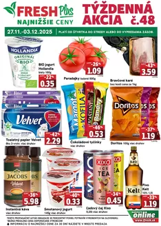 Katalóg Fresh v Bratislava | Týždenná akcia FRESH Plus | 2025-11-27T00:00:00.000Z - 2025-12-03T00:00:00.000Z