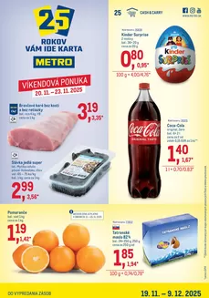 Katalóg METRO v Komárno | Maloobchod | 2025-11-19T00:00:00.000Z - 2025-12-09T00:00:00.000Z