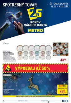 Katalóg METRO v Komárno | Spotrebný tovar | 2025-11-19T00:00:00.000Z - 2025-12-09T00:00:00.000Z
