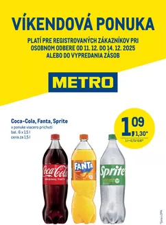 Katalóg METRO v Nové Zámky | Víkendová ponuka - nápoje | 2025-12-11T00:00:00.000Z - 2025-12-14T00:00:00.000Z