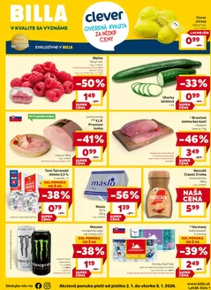 Katalóg Billa v Kráľovský Chlmec | Špeciálne ponuky pre vás | 2026-01-02T00:00:00.000Z - 2026-01-06T00:00:00.000Z