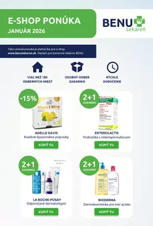 Katalóg Benu Lekáreň v Moldava nad Bodvou | Benu akciovy letak pre e shop | 2026-01-12T00:00:00.000Z - 2026-01-26T00:00:00.000Z