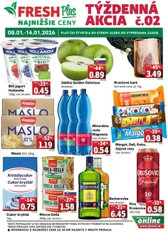 Katalóg Fresh v Bratislava | Týždenná akcia FRESH Plus | 2026-01-08T00:00:00.000Z - 2026-01-14T00:00:00.000Z
