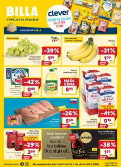 Katalóg Billa v Prešov | Najlepšie ponuky pre šetrných | 2026-01-14T00:00:00.000Z - 2026-01-20T00:00:00.000Z