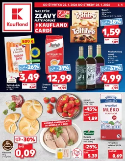 Katalóg Kaufland v Bratislava | Skvelé zľavy na vybrané produkty | 2026-01-22T00:00:00.000Z - 2026-01-28T00:00:00.000Z