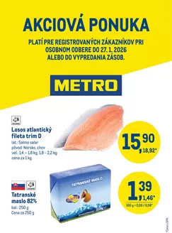 Katalóg METRO v Kežmarok | Akciová ponuka | 2026-01-22T00:00:00.000Z - 2026-01-27T00:00:00.000Z