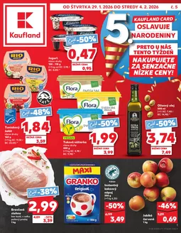 Katalóg Kaufland v Hanušovce nad Topľou | Kaufland katalóg | 2026-01-29T00:00:00.000Z - 2026-02-04T00:00:00.000Z