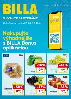 Katalóg Billa v Bratislava | Veľký výber ponúk | 2026-01-28T00:00:00.000Z - 2026-02-03T00:00:00.000Z