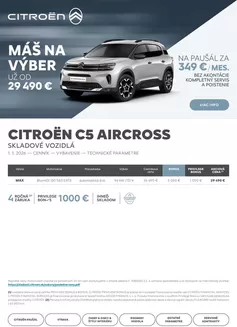Katalóg Citroën v Myjava | CENNÍK | 2026-01-01T00:00:00.000Z - 2026-12-31T00:00:00.000Z