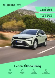 Katalóg Škoda v Hlohovec | Skoda Elroq cennik | 2026-02-05T00:00:00.000Z - 2026-02-19T00:00:00.000Z