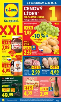 Katalóg Lidl v Kolárovo | Platný od 09. 02. 2026 | 2026-02-09T00:00:00.000Z - 2026-02-15T00:00:00.000Z