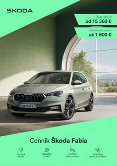 Katalóg Škoda v Bratislava | Skoda Fabia cennik | 2026-02-07T00:00:00.000Z - 2026-02-21T00:00:00.000Z