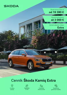 Katalóg Škoda v Bratislava | Skoda Kamiq FL Extra cennik | 2026-02-07T00:00:00.000Z - 2026-02-21T00:00:00.000Z