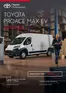 Katalóg Toyota v Zvolen | Cennik proace max ev | 2026-01-01T00:00:00.000Z - 2026-12-31T00:00:00.000Z