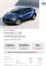 Katalóg Toyota v Nové Zámky | Cennik toyota chr limited edition 2026 | 2026-01-01T00:00:00.000Z - 2026-12-31T00:00:00.000Z
