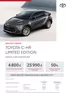 Katalóg Toyota v Fiľakovo | Cennik toyota chr limited edition 2027 | 2026-01-01T00:00:00.000Z - 2026-12-31T00:00:00.000Z