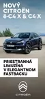 Katalóg Citroën v Vranov nad Topľou | Katalóg Nová C4 X | 2026-01-01T00:00:00.000Z - 2026-12-31T00:00:00.000Z