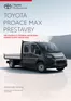 Katalóg Toyota v Trenčianske Teplice | Cennik proace MAX prestavby | 2026-01-01T00:00:00.000Z - 2026-12-31T00:00:00.000Z